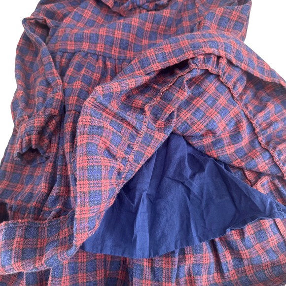 3T Toddler Dress Lot Maison Me Plaid Flannel + Janie & Jack Leopard Knit VGUC LS - Picture 9 of 16